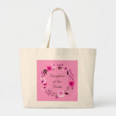 Bridesmaid Bride Moeder van de Bride Groom Grote Tote Bag (Voorkant)