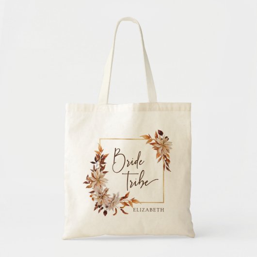 Bridesmaid Bride Tribe Wedding Tote Bag (Voorkant)