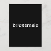 Bridesmaid Briefkaart (Voorkant)