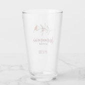 Bridesmaid, bruid van eer, persoonlijke bruiloft glas (Achterkant)