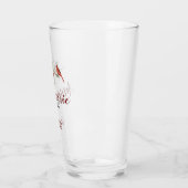 Bridesmaid, bruid van eer, persoonlijke bruiloft glas (Links)