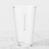Bridesmaid, bruid van eerbetoon, gepersonaliseerd glas (Achterkant)