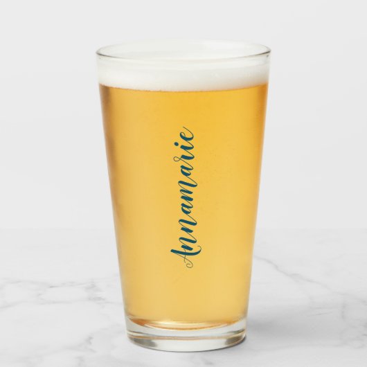 Bridesmaid, bruid van eerbetoon, gepersonaliseerd glas (Voorkant gevuld)