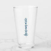 Bridesmaid, bruid van eerbetoon, gepersonaliseerd glas (Voorkant)