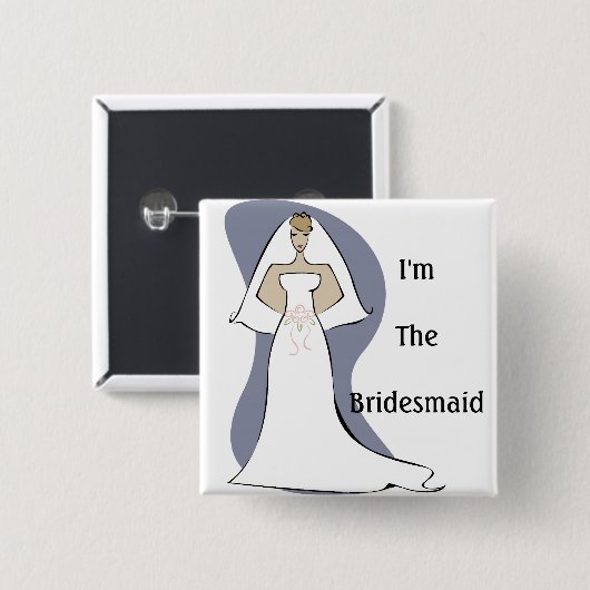 Bridesmaid Button (Voorkant /achterkant)