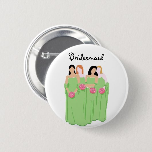 Bridesmaid Button (Voorkant /achterkant)