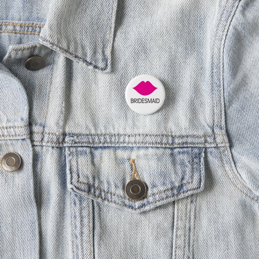 Bridesmaid Button (In situ)