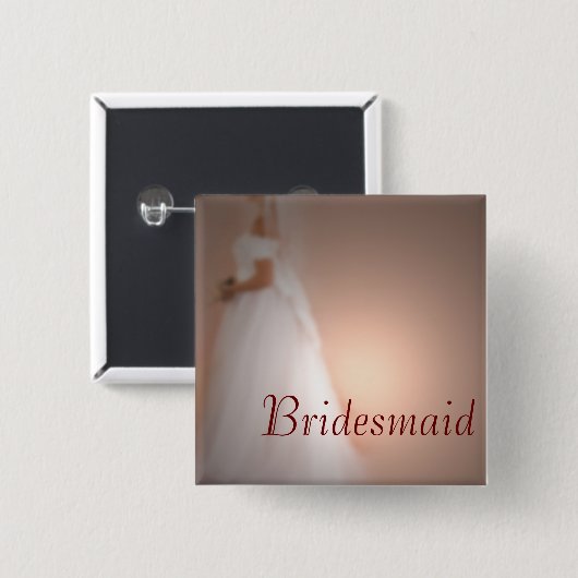 Bridesmaid Button (Voorkant /achterkant)