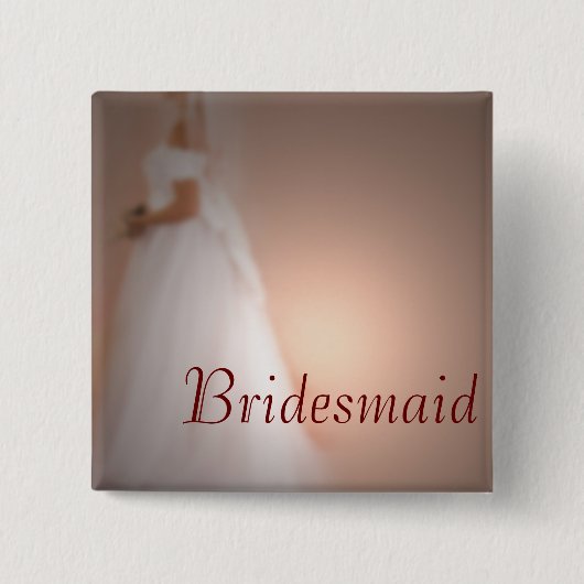 Bridesmaid Button (Voorkant)