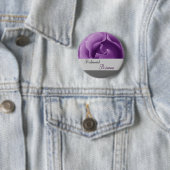 BRIDESMAID Button met PAARS Roos (In situ)