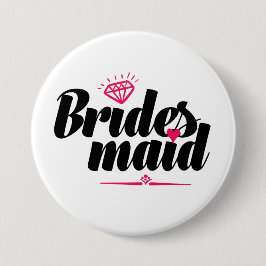 Bridesmaid Button voor Bachelorette Wedding Party