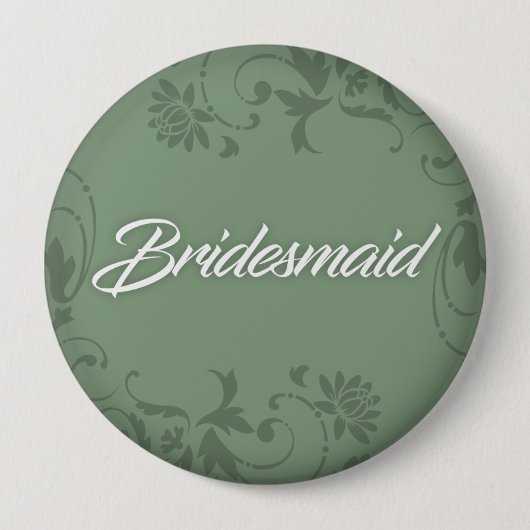 Bridesmaid Button voor Tas (Voorkant)