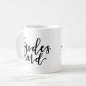 Bridesmaid Calligraphy Coffee Mok (Voorkant links)