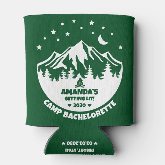 Bridesmaid Camp Bachelorette Party Koelbox Blikjeskoeler (Achterkant)