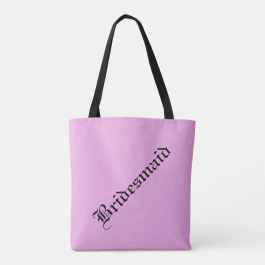 Bridesmaid Canvas tas (Achterkant)