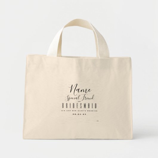 Bridesmaid Canvas tas - HAMbyWG (Voorkant)