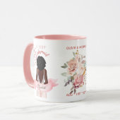 Bridesmaid Caricature-voorstel Hartelijk dank Mok (Voorkant links)