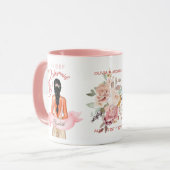 Bridesmaid Caricature-voorstel Hartelijk dank Mok (Voorkant links)