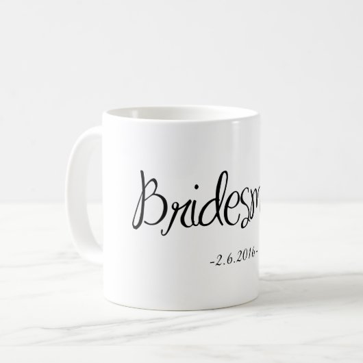 Bridesmaid Coffee Mok (Voorkant links)