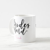 Bridesmaid Coffee Mok - Persoonlijke naam (Voorkant links)