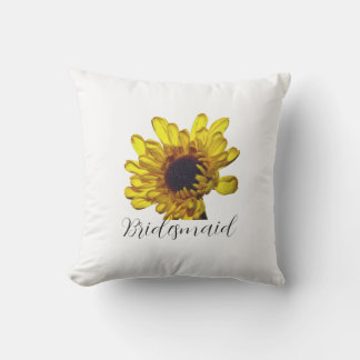 Bridesmaid Custom Golden Yellow Florence Weddings Buitenkussen