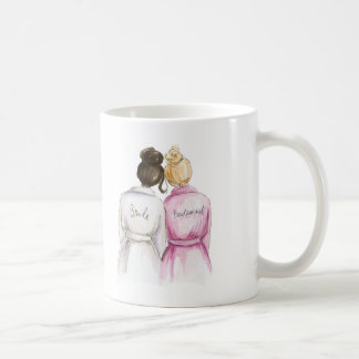 Bridesmaid? Dark Br Bun Bride Bl Bun Maid Koffiemok
