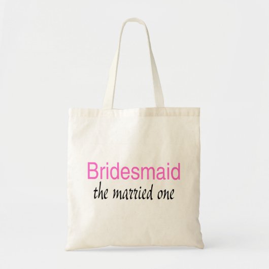 Bridesmaid de gehuwde tote bag (Voorkant)