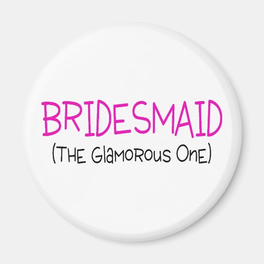 Bridesmaid de glamoureuze magneet (Voorkant)
