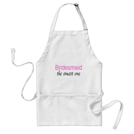 Bridesmaid (de slimme) standaard schort (Voorkant)