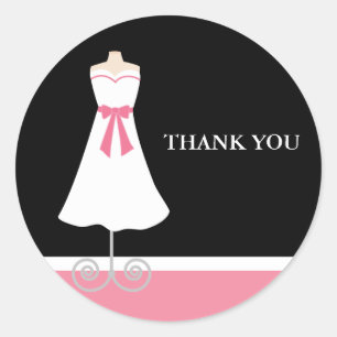 Bridesmaid Dress Ronde Sticker