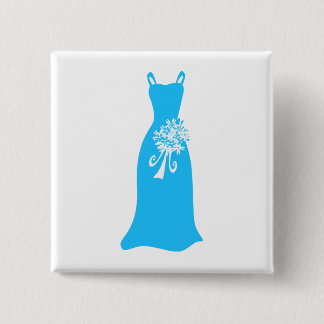 Bridesmaid Dress Vierkante Button 5,1 Cm
