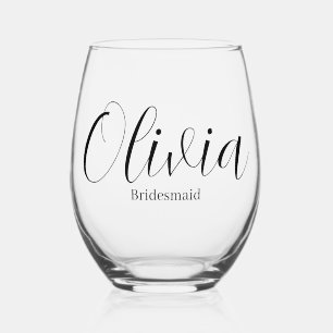 Bridesmaid Drinkware Wijnglas Zonder Voet
