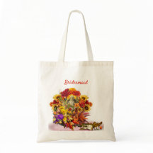 Bridesmaid Engagemenet Wedding Bride Canvas tas