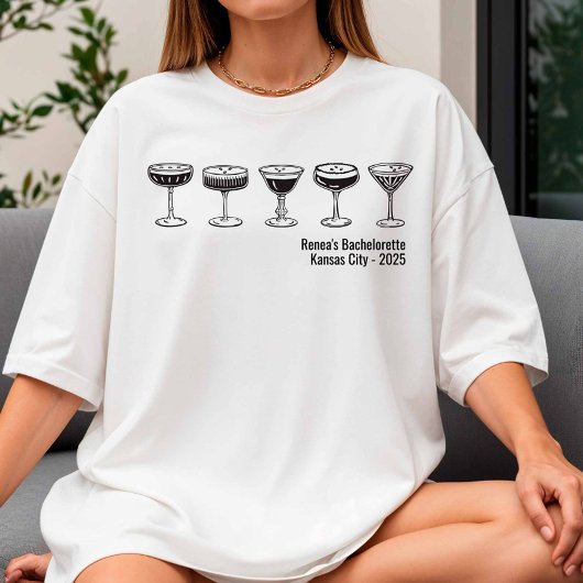 Bridesmaid Espresso Martini Bachelorette  T-shirt