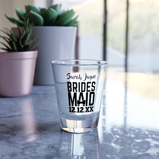 Bridesmaid Favor Shot Glas