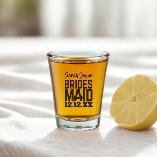 Bridesmaid Favor Shot Glas