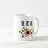 Bridesmaid Floral Coffee Mok (Voorkant rechts)