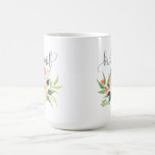Bridesmaid Floral Personalized Wedding -5 Koffiemok (Center)