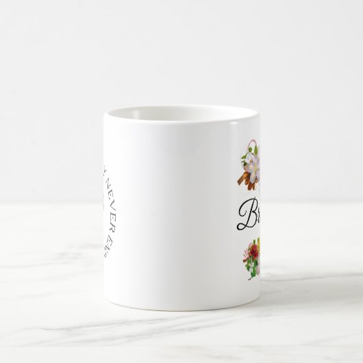 Bridesmaid Floral Rose Bouquet Mok (Center)