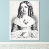 "Bridesmaid" gewikkeld doek Canvas Afdruk (Insitu (Houten vloer))