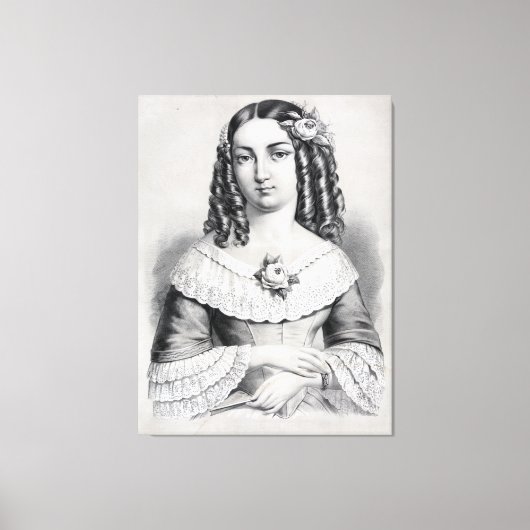 "Bridesmaid" gewikkeld doek Canvas Afdruk (Voorkant)