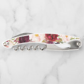 Bridesmaid Gift Cork Screw - Burgundy Marsala Kurkentrekker (Achterkant)