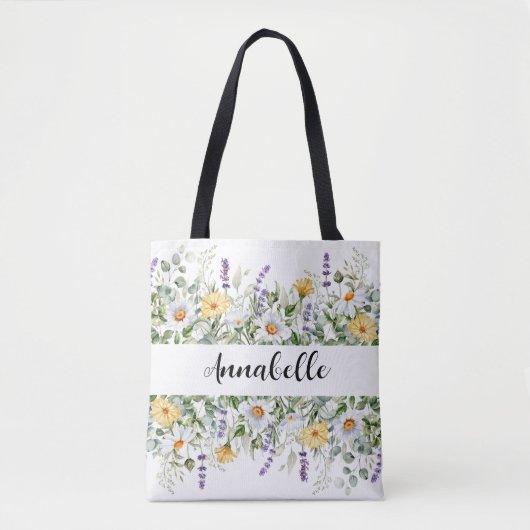 Bridesmaid Gift Floral Canvas tas (Voorkant)