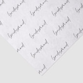 Bridesmaid Gift Tissue Paper Tissuepapier (Detail)
