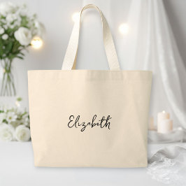 Bridesmaid gift tote bag, Bridesmaid canvas bag Grote Tote Bag