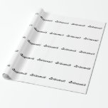 Bridesmaid Gift Wrapping Paper Cadeaupapier<br><div class="desc">Bridesmaid Gift Wrapping Paper</div>