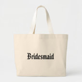 Bridesmaid Giftbag Grote Tote Bag (Voorkant)