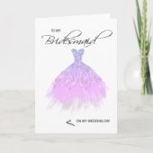 Bridesmaid Hartelijk dank Kaart (Voorkant)