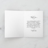 Bridesmaid Hartelijk dank Kaart (Binnen)