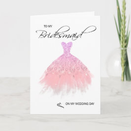 Bridesmaid Hartelijk dank Kaart